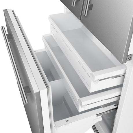 Forno Rivestito Refrigerator, French Door, 36 Inch, Energy Star, Fast Freeze