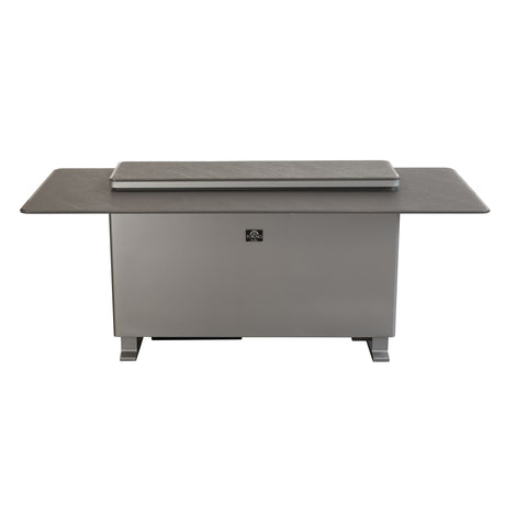 Elevato Smart Bar Table, Sandstone Black, 5.3 cu.ft fridge and freezer with Bluetooth control