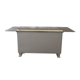 Elevato Smart Bar Table, Sandstone Black, 5.3 cu.ft fridge and freezer with Bluetooth control