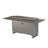 Elevato Smart Bar Table, Sandstone Black, 5.3 cu.ft fridge and freezer with Bluetooth control
