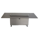 Cinetico Smart Dining Table, Sandstone Black, 5.3 cu.ft fridge and freezer with Bluetooth control