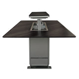 Cinetico Smart Dining Table, Midnight Marble, 5.3 cu.ft fridge and freezer with Bluetooth control