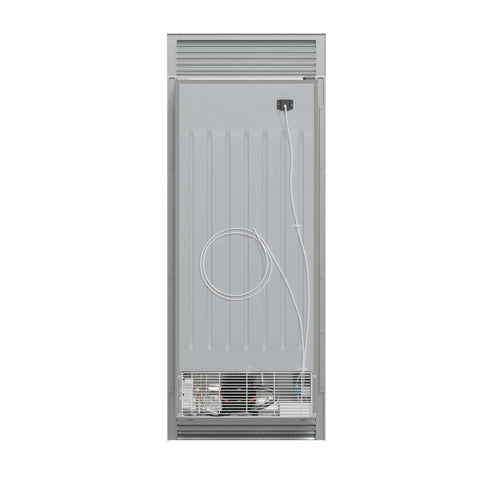 Forno Fortezza 32 Inch Left-Swing Freezer with Standard Trim Grill, Stainless Steel, with Automatic Ice Maker