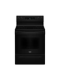 Whirlpool - 30 in. 4 Burner Element Freestanding Electric Range in Black with No Preheat Mode