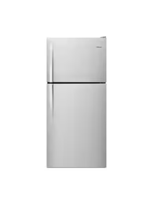 Whirlpool - 18.2 cu. ft. Top Freezer Refrigerator in Monochromatic Stainless Steel
