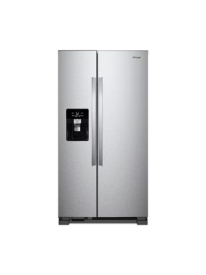 Whirlpool - 24.6 cu. ft. Side by Side Refrigerator in Fingerprint Resistant Stainless Finish