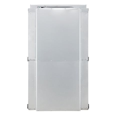 Forno Vomero 30-Inch Double Wall Oven, White, 10 cu.ft Total Capacity, 7100W Convection, Mechanical Controls, Manuel Steam Clean