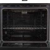 Forno Vomero 30-Inch Double Wall Oven, White, 10 cu.ft Total Capacity, 7100W Convection, Mechanical Controls, Manuel Steam Clean