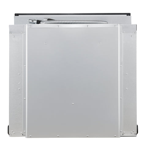 Forno Vomero 30-Inch Wall Oven, Black, 5 cu.ft Capacity, 3550 Watts Convection, Mechanical Controls, Manuel Steam Clean