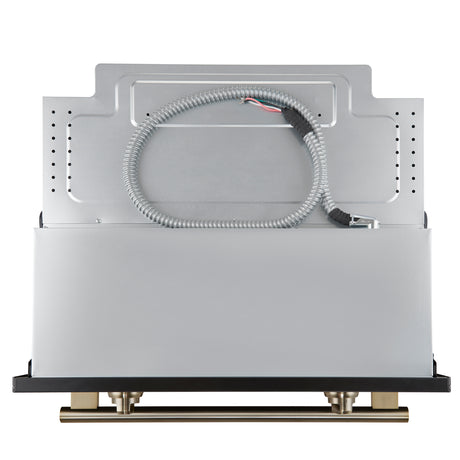 Forno Vomero 30-Inch Wall Oven, Black, 5 cu.ft Capacity, 3550 Watts Convection, Mechanical Controls, Manuel Steam Clean