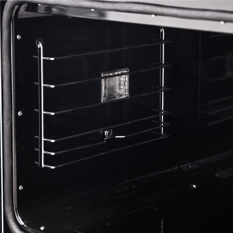 Forno Asti 30-Inch French Door Electric Wall Oven in White & Antique Brass, 3.68 cu. ft. True Convection, 3,600W, Air Fry, Sous Vide, Self-Clean