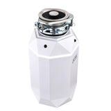 FORNO ACQUA BrightDIAMOND Moonstone 1HP Super Quiet Garbage Disposal Corded with Motion Sensor Cabinet Light & Pre-Wired Air Switch