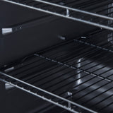 Forno Frescolino 24 Inch Beverage Cooler, Stainless Steel, with LED Lighting, Triple Glass Door, 188 Can Capacity, Built-In or Freestanding