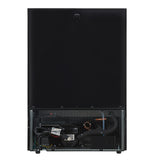 Forno Frescolino 24 Inch Beverage Cooler, White with Antique Brass Handles, with LED Lighting, Triple Glass Door, 188 Can Capacity, Built-In or Freestanding