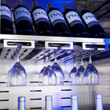 FORNO Abruzzo 48" Wine Cooler, Dual Zone, 30 cu.ft., 130 bottles, Display & Service Shelves, Stemware Racks, Rust resistant