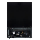 Forno Bacchino 24 Inch Wine Cooler, Stainless Steel, with LED Lighting, Triple Glass Door, 51 Bottle Capacity, Built-In or Freestanding