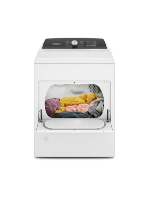 Whirlpool - 7 cu. ft. Vented Top Load Matching Electric Dryer in White with Moisture Sensing - NEW IN BOX