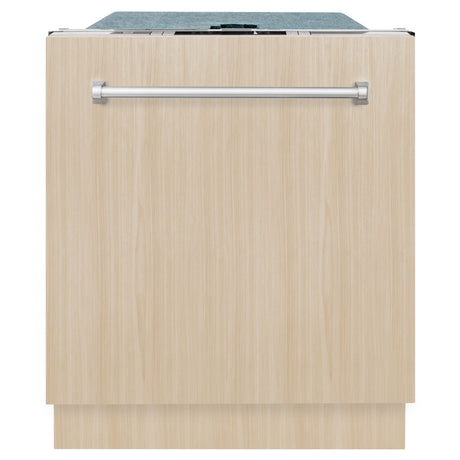 ZLINE 24 in. Panel Ready Top Control Dishwasher with Stainless Steel Tub, 52dBa (DW7713-24)