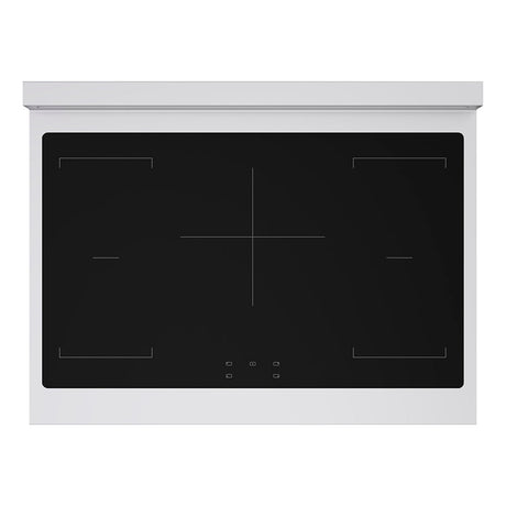 ZLINE 36 in. 5.2 cu. ft. Paramount Induction Range with 5 Element Cooktop and Electric Convection Oven in Stainless Steel with White Matte Door (SINR-WM-36)